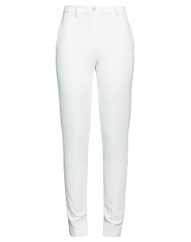 PATRIZIA PEPE Casual trouser White 92% Polyester, 8% Elastane