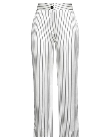BLAZÉ Milano Casual trouser White 78% Viscose, 22% Silk