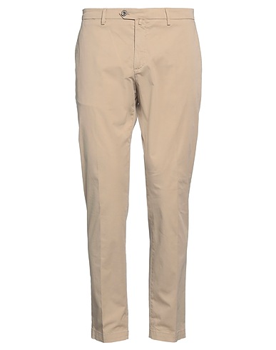 QUATTRO.DECIMI Pantalone Beige 97% Cotone, 3% Elastan
