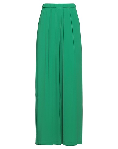 8PM Casual trouser Green 69% Acetate, 31% Silk