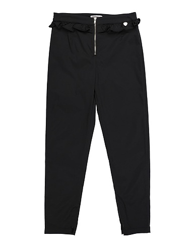 ALICE PI. Casual trouser Black 67% Polyamide, 29% Cotton, 4% Elastane