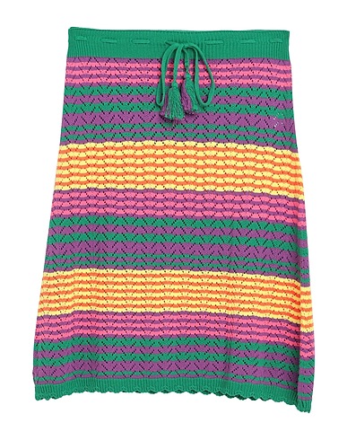 GALLO Midi skirt Green 50% Cotton, 50% Acrylic