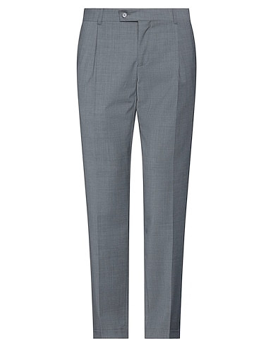 GREY DANIELE ALESSANDRINI Casual pants Lead 55% Wool, 41% Polyester, 4% Elastane