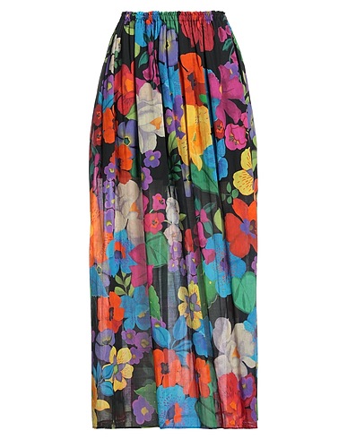 TWINSET Maxi Skirts Black 100% Cotton