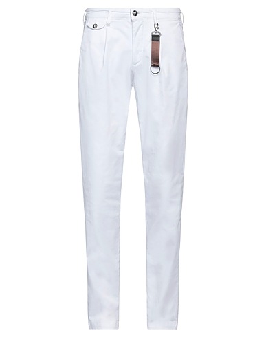 EXIGO Chinos Bianco 97% Cotone, 3% Elastan