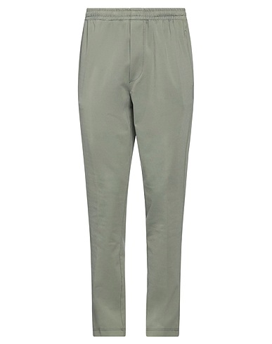 ENTRE AMIS Casual pants Sage green 65% Cotton, 30% Polyamide, 5% Elastane