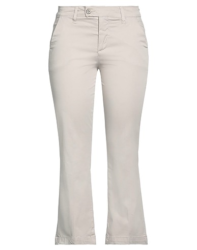 NOIR AND BLEU Pantalone Grigio chiaro 97% Cotone, 3% Elastan