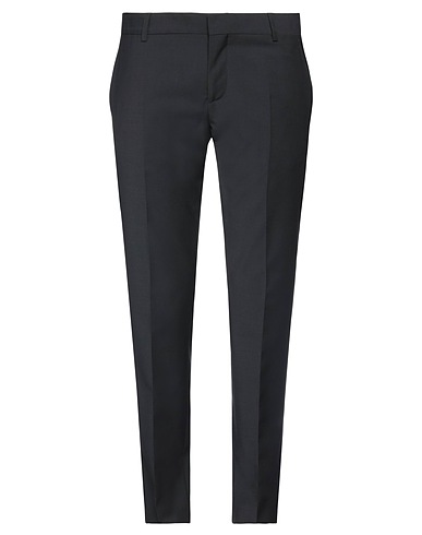 GREY DANIELE ALESSANDRINI Casual pants Black 55% Wool, 41% Polyester, 4% Elastane