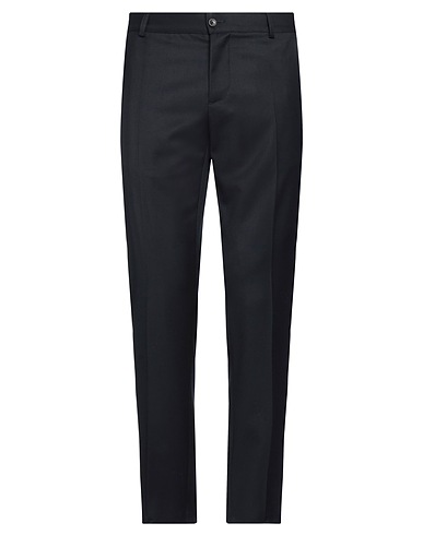 DANIELE ALESSANDRINI HOMME Casual trouser Midnight blue 63% Polyester, 34% Viscose, 3% Elastane
