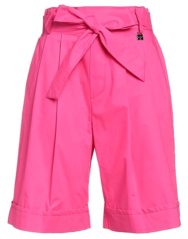 MDM MADEMOISELLE DU MONDE Shorts & Bermuda Fucsia 100% Cotone