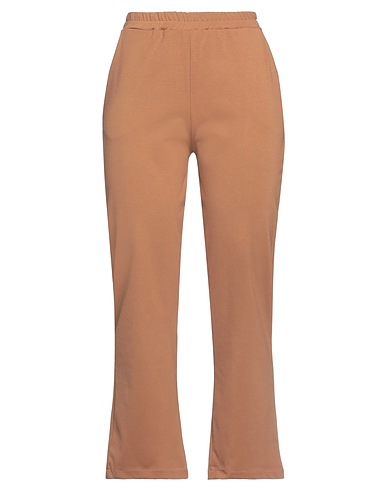T.D.D. TEN-DAY DELIVERY Casual trouser Camel 52% Cotton, 40% Polyamide, 8% Elastic fibres