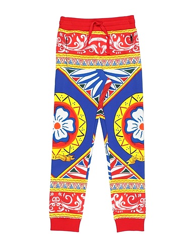 DOLCE&GABBANA Casual trouser Red 100% Cotton