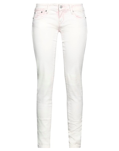 RARE ICONE Casual trouser Light pink 97% Cotton, 3% Elastane