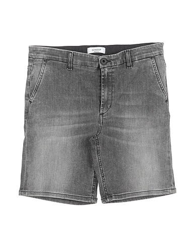 DONDUP Denim shorts Black 90% Cotton, 8% Elastomultiester, 2% Elastane