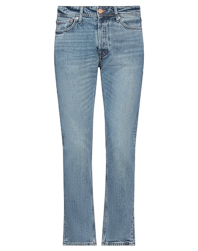 JACK & JONES Denim trousers Blue 41% Cotton, 38% Tencel™, 20% Organic cotton, 1% Elastane