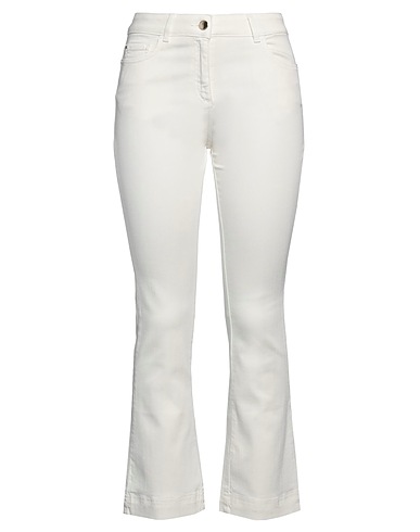 NENETTE Bootcut Jeans White 92% Cotton, 6% Elastomultiester, 2% Elastane