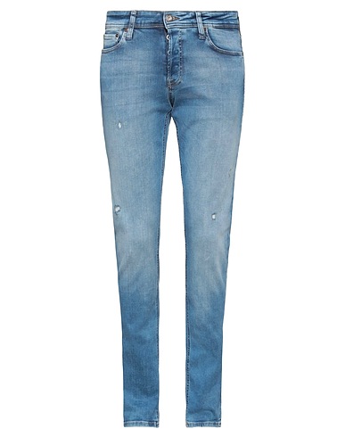 JACK & JONES Denim trousers Blue 87% Cotton, 9% Polyester, 4% Elastane