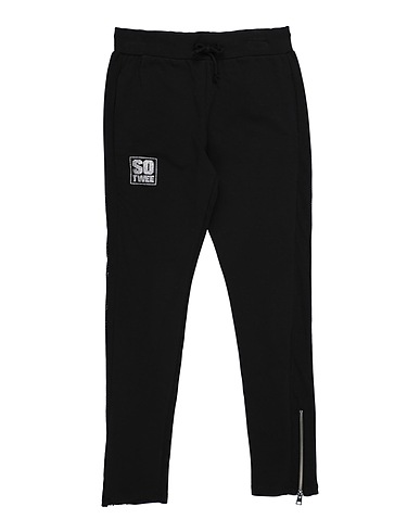 SO TWEE by MISS GRANT Casual trouser Black 95% Cotton, 5% Elastane, Polyester