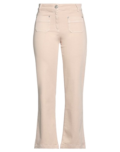 NENETTE Casual trouser Sand 92% Cotton, 6% Elastomultiester, 2% Elastane