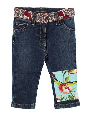 DOLCE&GABBANA Denim trousers Blue 84% Cotton, 9% Polyester, 3% Acetate, 2% Elastane, 2% Synthetic fibers