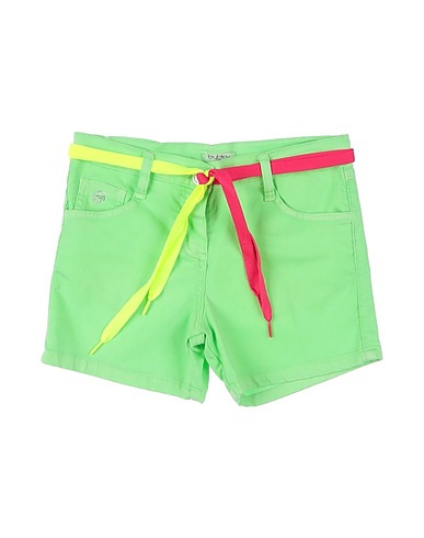 BYBLOS Shorts & Bermuda Light green 65% Cotton, 31% Polyester, 4% Elastane