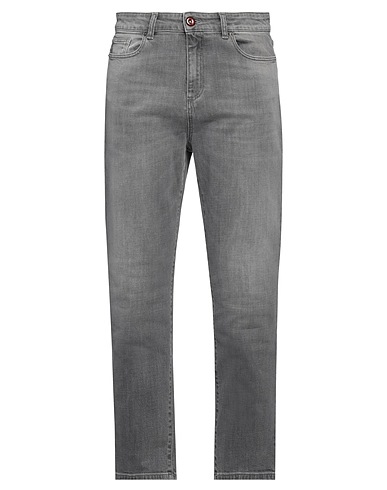 VISION OF SUPER Denim pants GRIGIO 99% Cotton, 1% Elastane