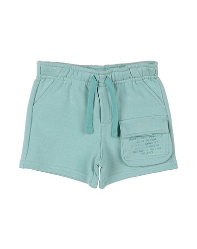 DOLCE&GABBANA Shorts & Bermuda Light green 100% Cotton, Polyurethane