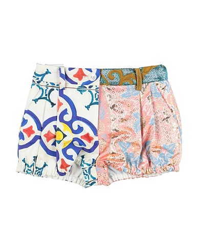 DOLCE&GABBANA Shorts et Bermudas Blanc cassé 53% Coton, 31% Polyester, 13% Viscose, 2% Élasthanne, 1% Polyester métallisé