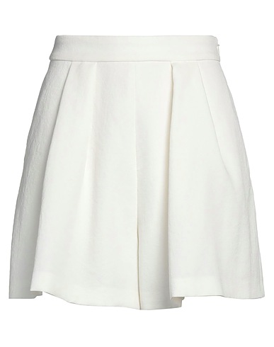 EMPORIO ARMANI Shorts & Bermuda Bianco 52% Poliestere, 48% Viscosa