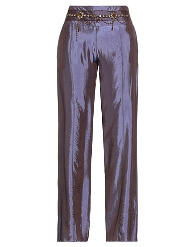 EMISPHERE Casual trouser Purple 100% Cotton