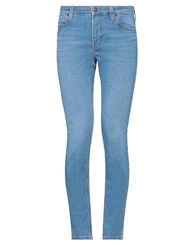 LEE Denim trousers Blue 85% Cotton, 13% Polyester, 2% Elastane