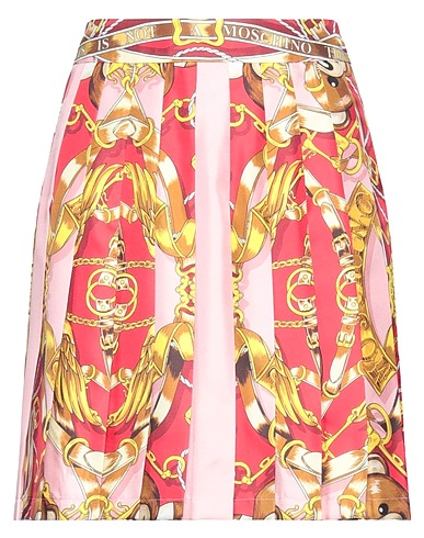 MOSCHINO Mini skirt Pink 100% Silk