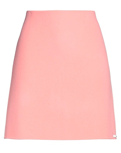 SPORTMAX Mini skirt Salmon pink 100% Virgin Wool