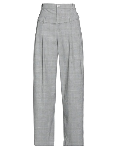 FENG CHEN WANG Casual trouser Black 65% Polyester, 33% Viscose, 2% Elastane