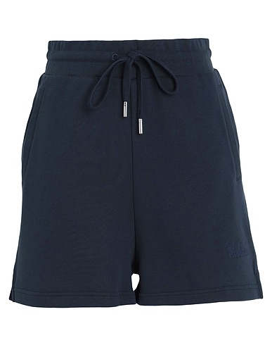 WOOLRICH Shorts & Bermuda FLEECE SHORT 
 Navy blue 100% Organic cotton