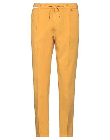 PAOLONI パンツ GIALLO OCRA コットン 97% / ポリウレタン 3%