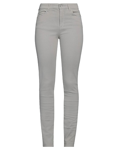 EMPORIO ARMANI Denim pants Light grey 98% Cotton, 2% Elastane