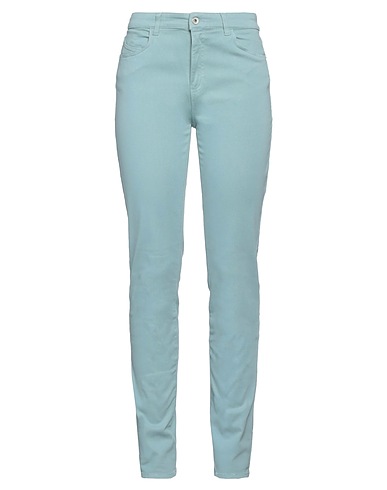 EMPORIO ARMANI Denim pants Sky blue 98% Cotton, 2% Elastane