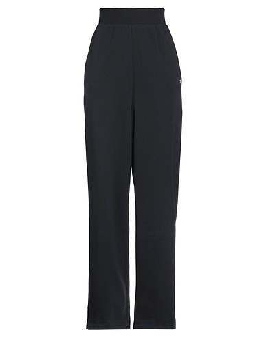 REEBOK Casual trouser Black 100% Cotton, Elastane
