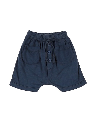 AVENTIQUATTRORE Shorts & Bermuda Navy blue 100% Cotton