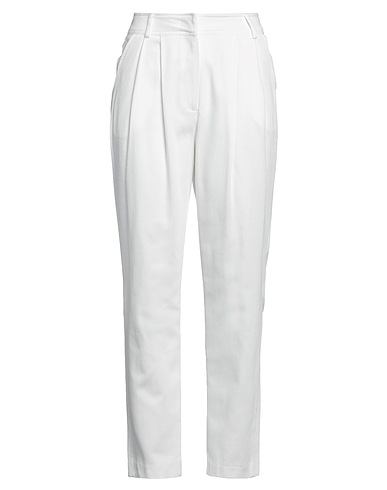 SILVIAN HEACH Casual trouser White 100% Cotton