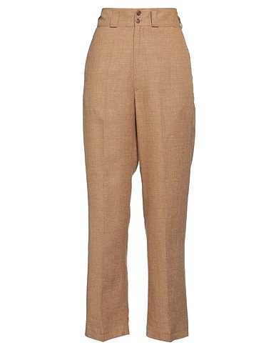 BARENA Casual trouser Khaki 57% Linen, 43% Wool