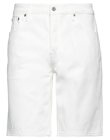 SUPERDRY Denim shorts White 100% Cotton
