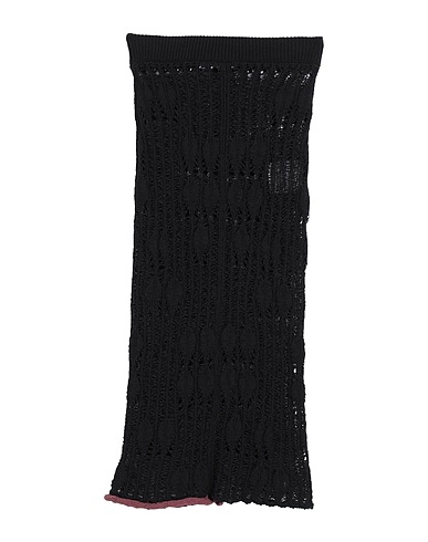 ACNE STUDIOS Gonna midi Nero 70% Cotone, 30% Nylon