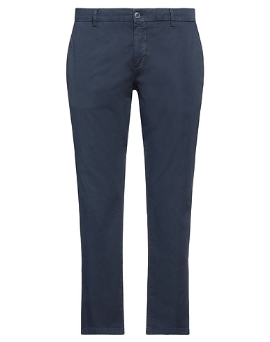 BE ABLE Casual trouser Navy blue 97% Cotton, 3% Elastane