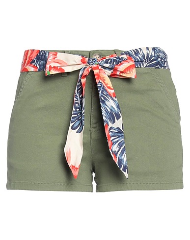 SUPERDRY Shorts & Bermuda Military green 98% Cotton, 2% Elastane
