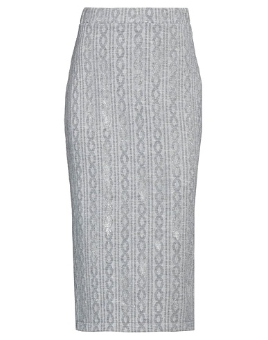 NO-NÀ Midi skirt Grey 85% Polyester, 15% Viscose