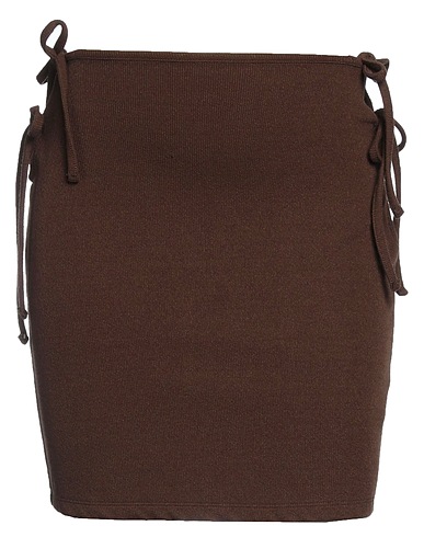 NA-KD Minirock Dunkelbraun 62% Polyester, 32% Viskose, 6% Elastan