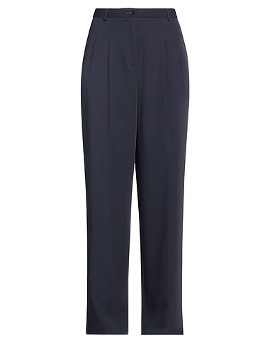 ROBERTO COLLINA Casual trouser Navy blue 94% Polyester, 6% Elastane