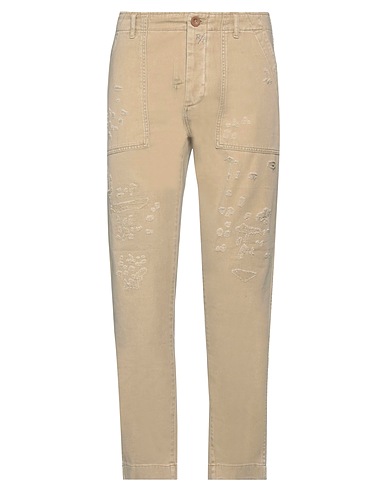 REPLAY Casual trouser Sand 100% Cotton